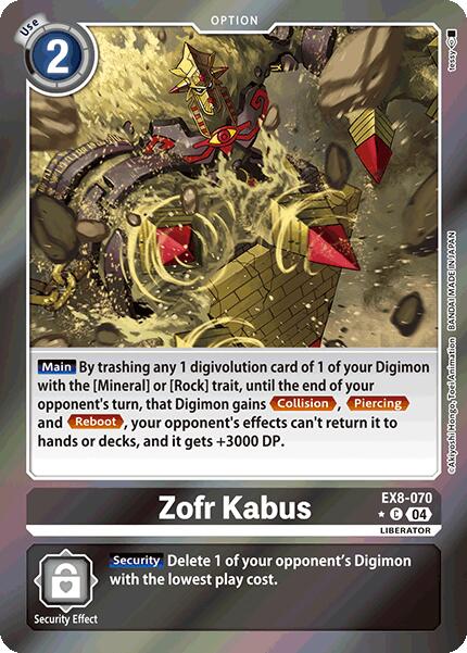 Zofr Kabus [EX8-070] (Limited Foil) [Chain of Liberation] | Cracking-Singles
