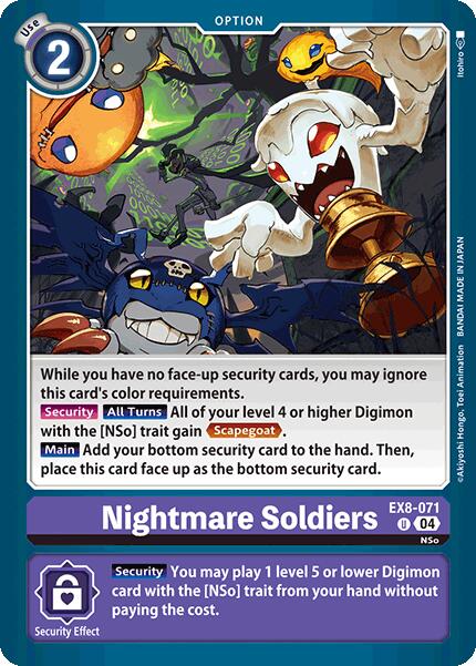 Nightmare Soldiers [EX8-071] [Chain of Liberation] | Cracking-Singles
