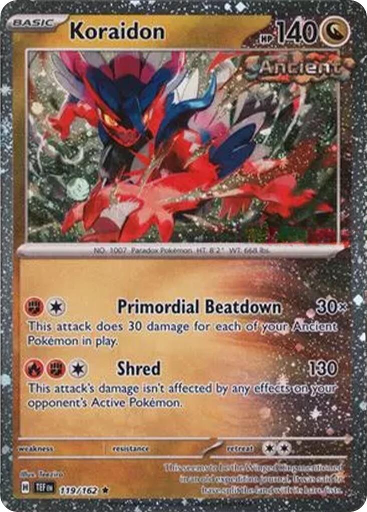 Koraidon (119/162) (Cosmos Holo) [Miscellaneous Cards] | Cracking-Singles
