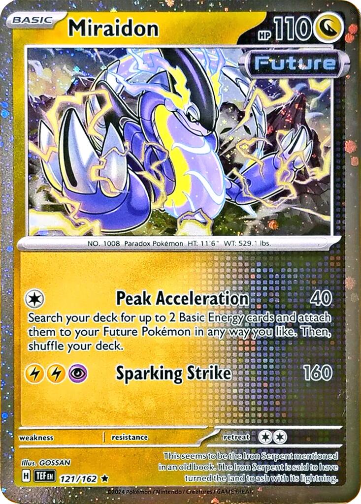 Miraidon (121/162) (Cosmos Holo) [Miscellaneous Cards] | Cracking-Singles