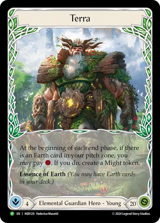 Terra [HER129] (Promo)  Cold Foil | Cracking-Singles