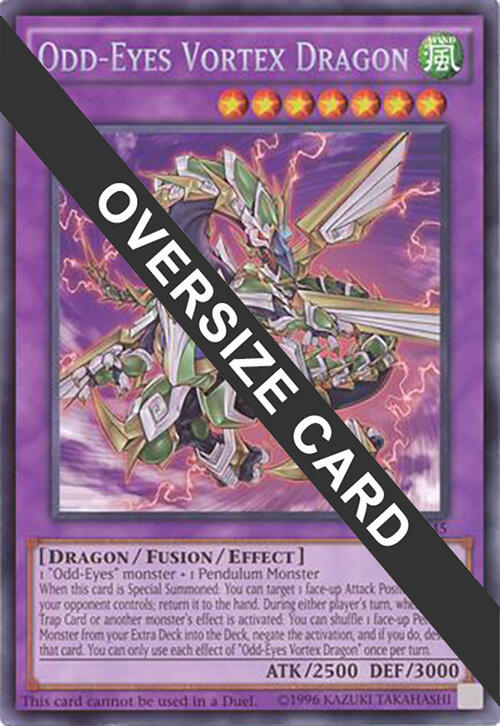 Odd-Eyes Vortex Dragon (Oversized) [DOCS-EN045] Promo | Cracking-Singles