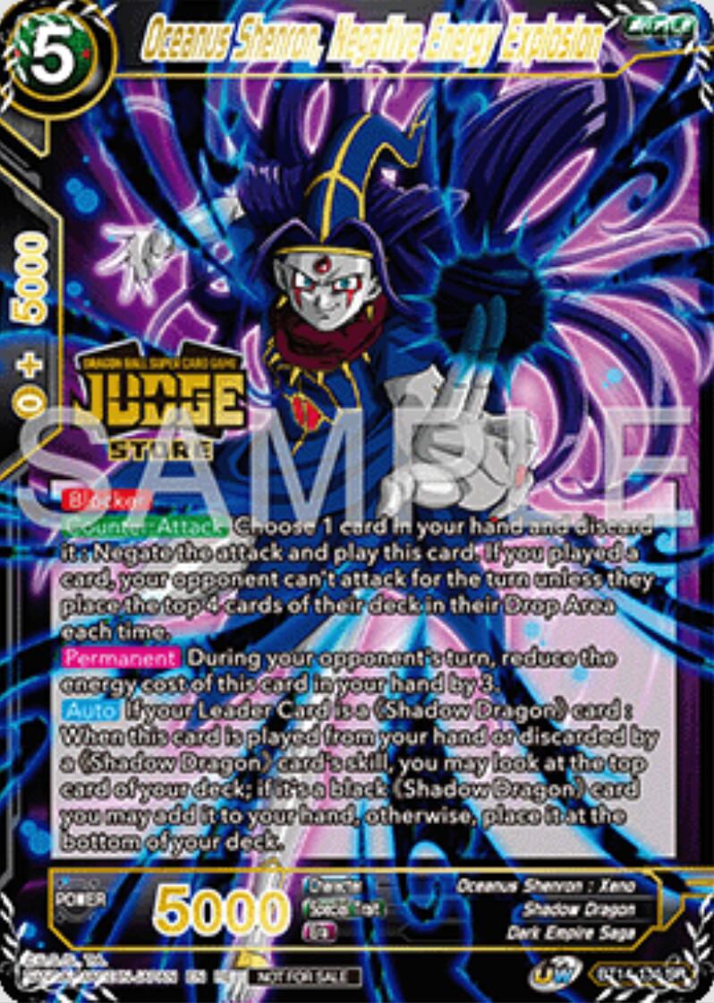 Oceanus Shenron, Negative Energy Explosion (Judge Pack Vol.16) (Store) (BT14-135) [Tournament Promotion Cards] | Cracking-Singles