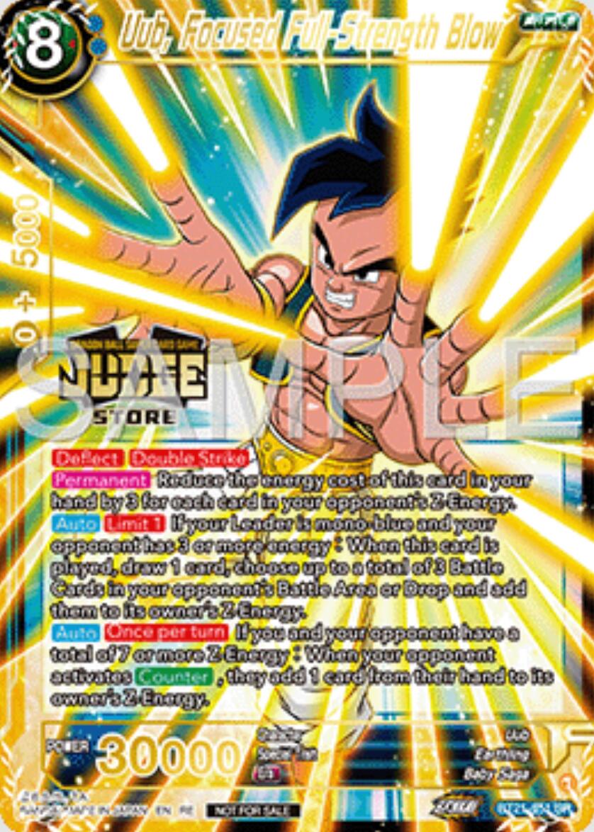 Uub, Focused Full-Strength Blow (Judge Pack Vol.16) (Store) (BT21-051) [Tournament Promotion Cards] | Cracking-Singles