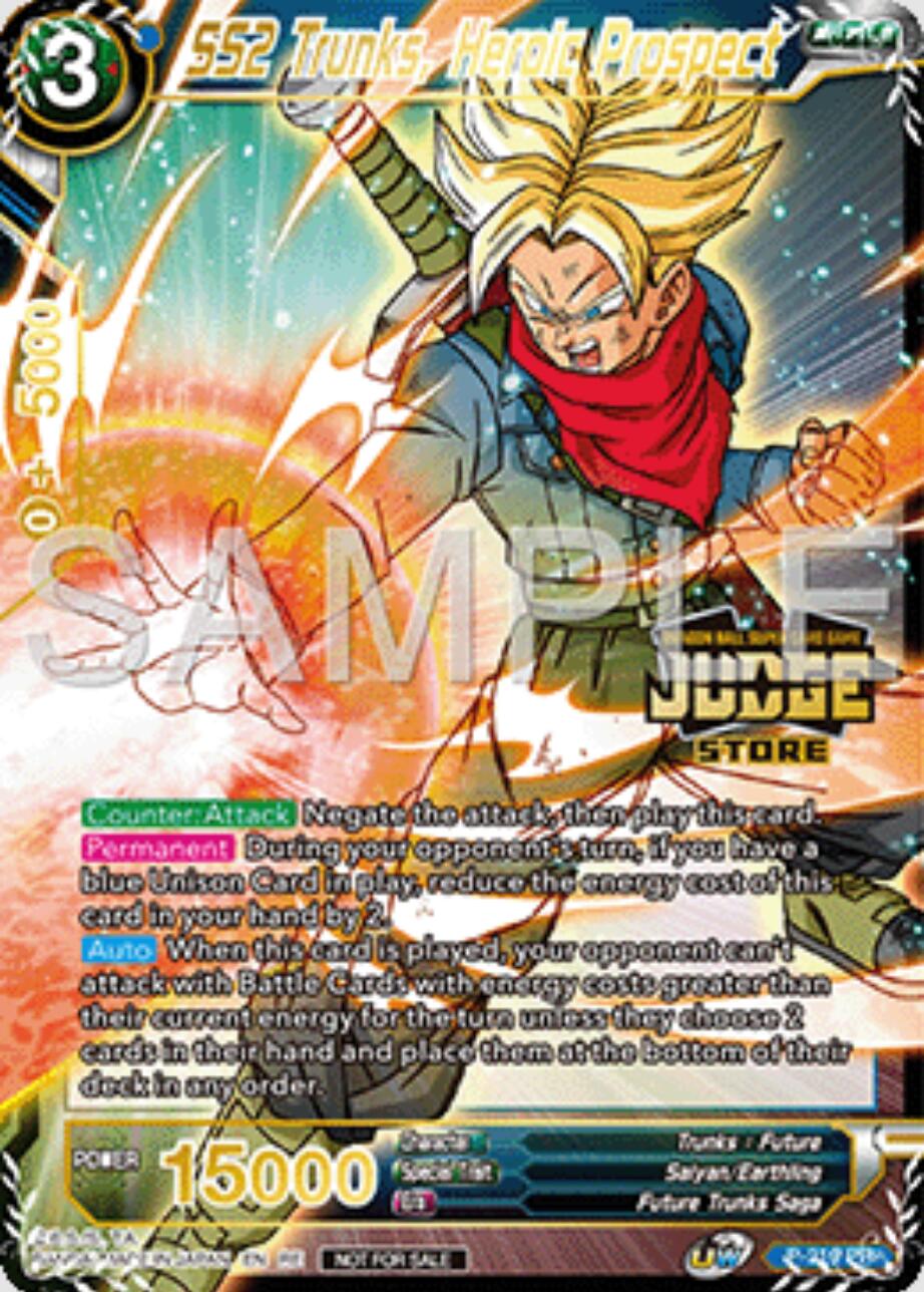 SS2 Trunks, Heroic Prospect (Judge Pack Vol.16) (Store) (P-219) [Tournament Promotion Cards] | Cracking-Singles