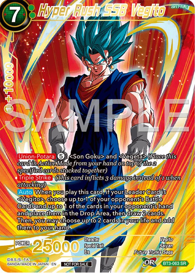 Hyper Rush SSB Vegito (Championship 2024 Finals Pack) (Gold Stamped) (BT3-063) [Tournament Promotion Cards] | Cracking-Singles