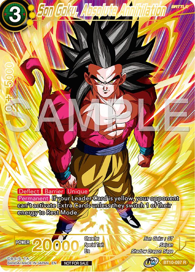 Son Goku, Absolute Annihilation (Championship 2024 Finals Pack) (Gold Stamped) (BT10-097) [Tournament Promotion Cards] | Cracking-Singles