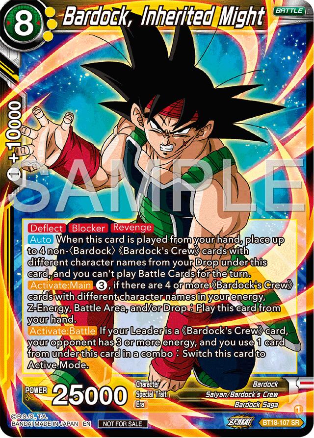 Bardock, Inherited Might (Championship 2024 Finals Pack) (BT18-107) [Tournament Promotion Cards] | Cracking-Singles