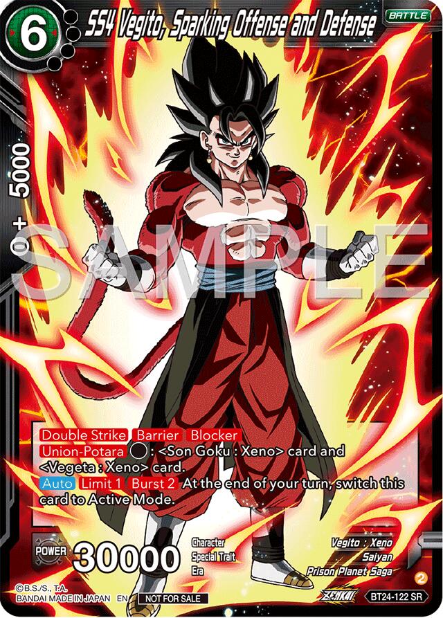 SS4 Vegito, Sparking Offense and Defense (Championship 2024 Finals Pack) (BT24-122) [Tournament Promotion Cards] | Cracking-Singles