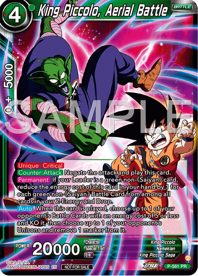 King Piccolo, Aerial Battle (Championship 2024 Finals Pack) (P-561) [Tournament Promotion Cards] | Cracking-Singles