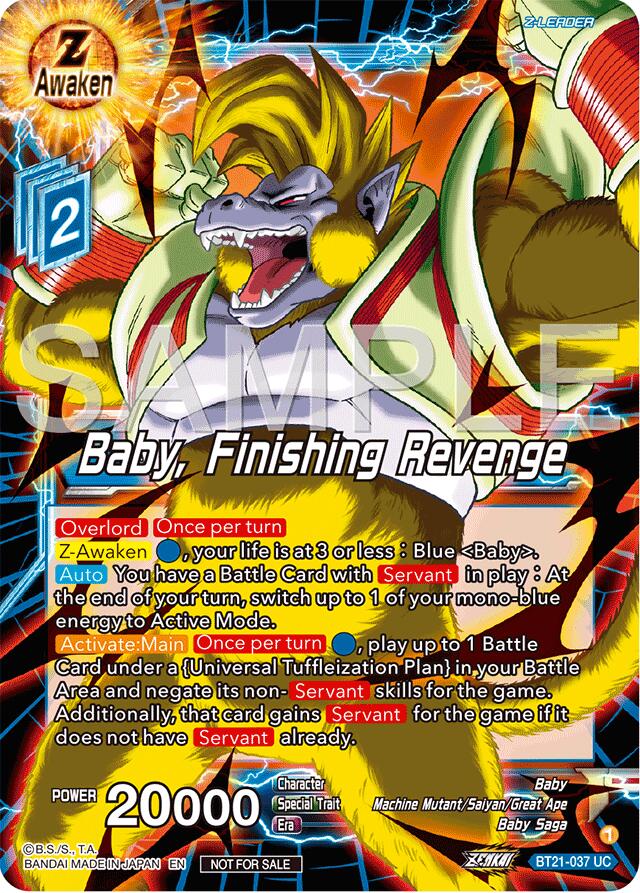 Baby, Finishing Revenge (Championship 2024 Finals Zenkai Pack) (BT21-037) [Tournament Promotion Cards] | Cracking-Singles