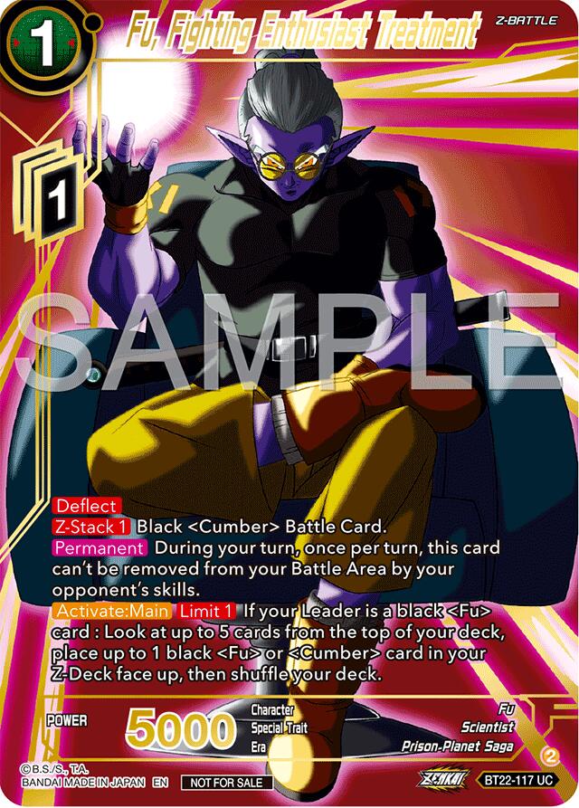 Fu, Fighting Enthusiast Treatment (Championship 2024 Finals Zenkai Pack) (Gold Stamped) (BT22-117) [Tournament Promotion Cards] | Cracking-Singles