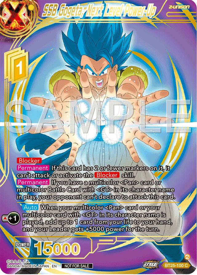 SSB Gogeta, Next Level Power-Up (Championship 2024 Finals Zenkai Pack) (Gold Stamped) (BT25-100) [Tournament Promotion Cards] | Cracking-Singles
