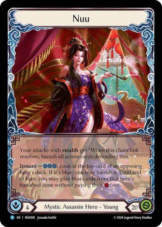 Nuu, Alluring Desire [NUU001] (Part the Mistveil Nuu Blitz Deck)  Rainbow Foil | Cracking-Singles