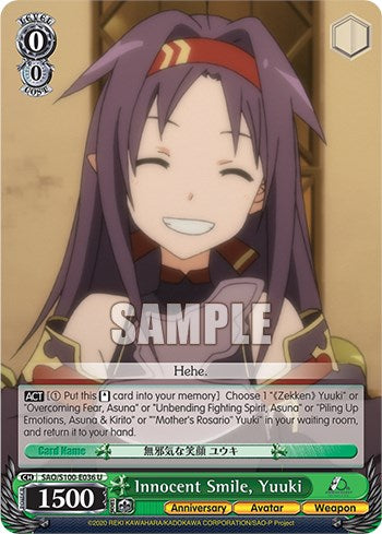 Innocent Smile, Yuuki [Sword Art Online Animation 10th Anniversary] | Cracking-Singles