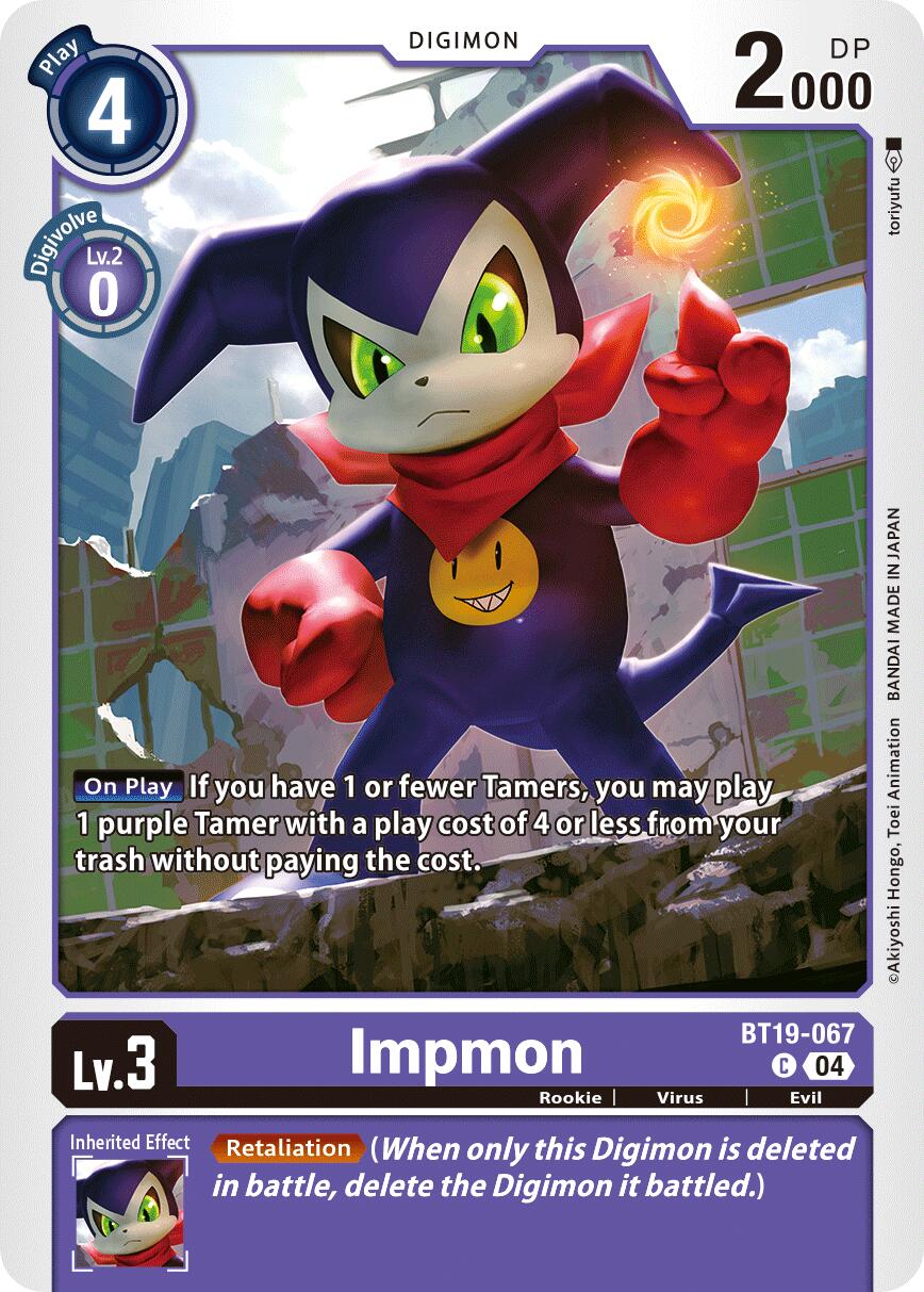 Impmon [BT19-067] [Release Special Booster Ver.2.5] | Cracking-Singles