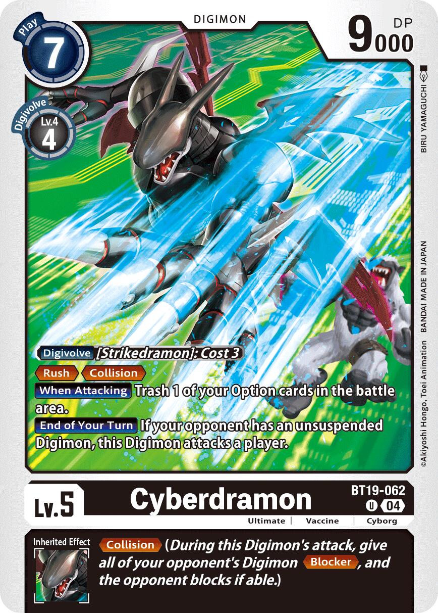 Cyberdramon [BT19-062] [Release Special Booster Ver.2.5] | Cracking-Singles