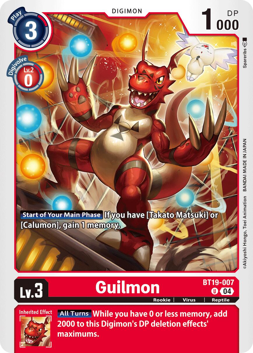 Guilmon [BT19-007] [Release Special Booster Ver.2.5] | Cracking-Singles