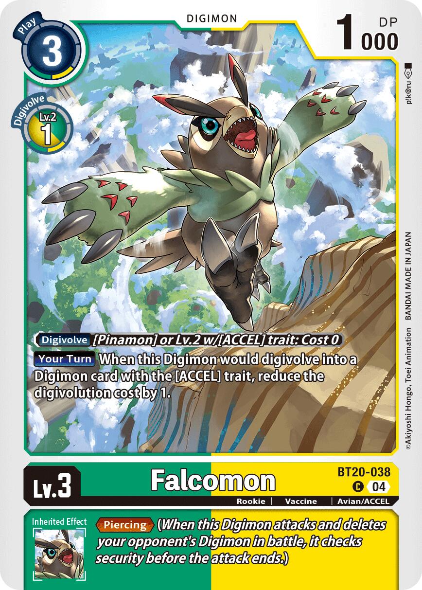 Falcomon [BT20-038] [Release Special Booster Ver.2.5] | Cracking-Singles