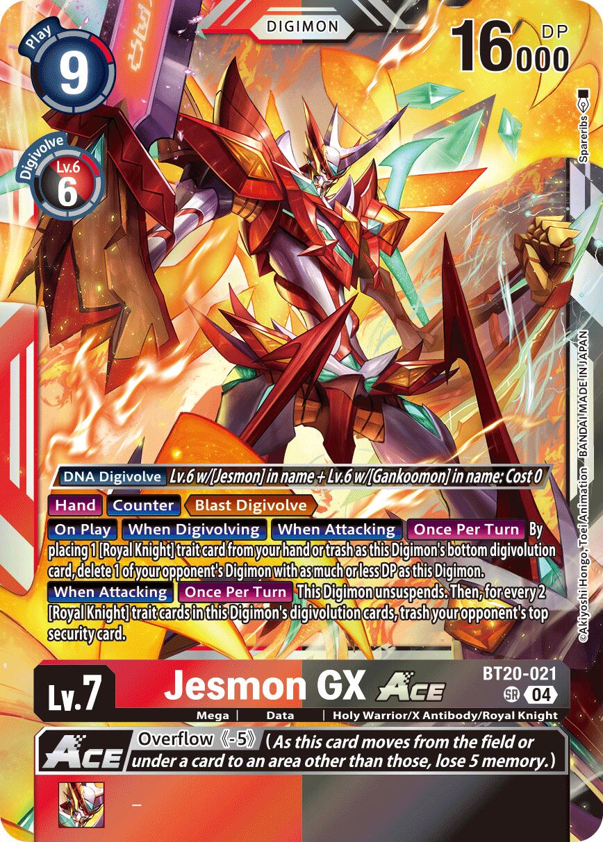 Jesmon GX ACE [BT20-021] [Release Special Booster Ver.2.5] | Cracking-Singles