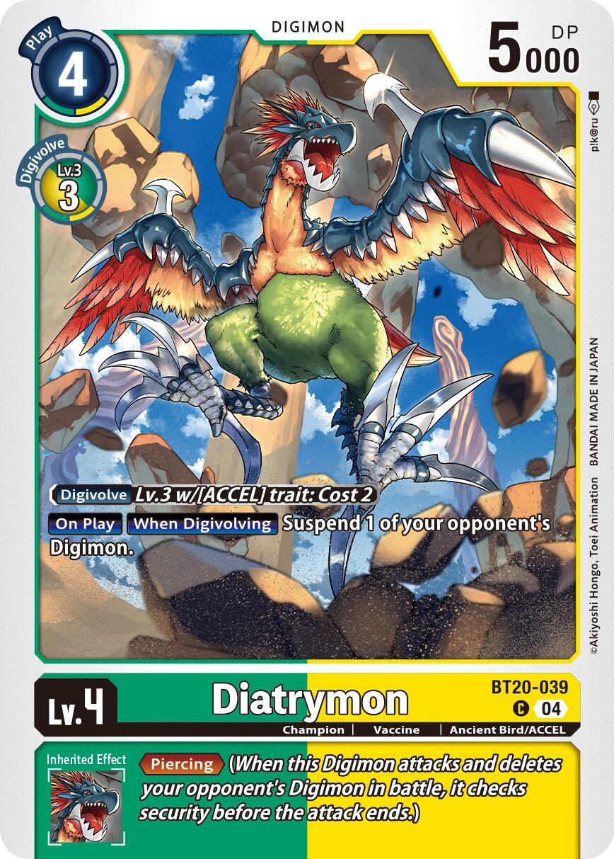 Diatrymon [BT20-039] [Release Special Booster Ver.2.5] | Cracking-Singles