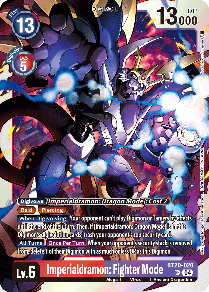 Imperialdramon: Fighter Mode [BT20-020] [Release Special Booster Ver.2.5] | Cracking-Singles