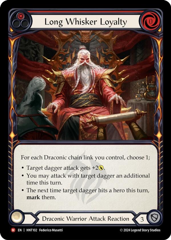 Long Whisker Loyalty [HNT102] (The Hunted)  Rainbow Foil | Cracking-Singles