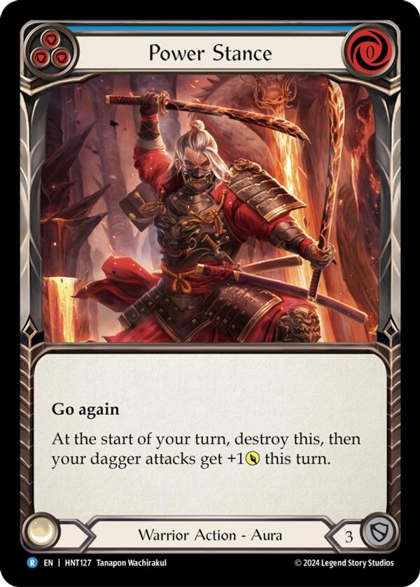 Power Stance [HNT127] (The Hunted)  Rainbow Foil | Cracking-Singles