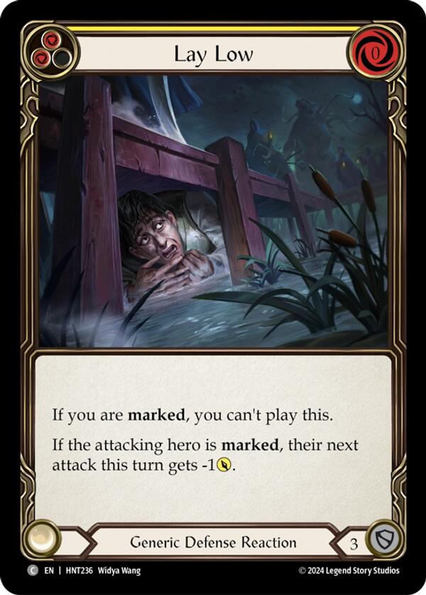 Lay Low [HNT236] (The Hunted)  Rainbow Foil | Cracking-Singles