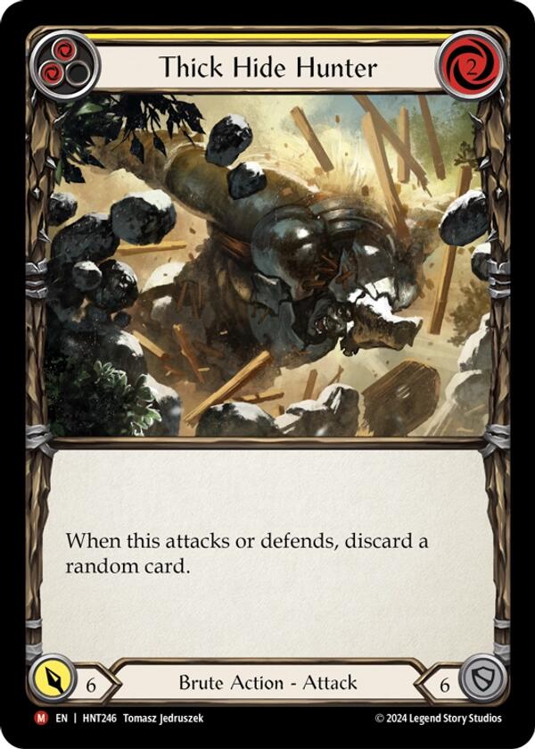 Thick Hide Hunter [HNT246] (The Hunted)  Rainbow Foil | Cracking-Singles