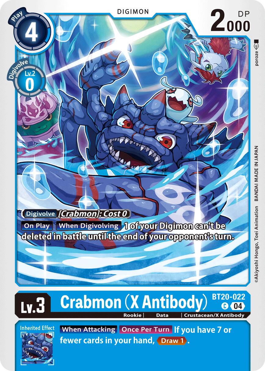 Crabmon [BT20-022] (X Antibody) [Release Special Booster Ver.2.5] | Cracking-Singles