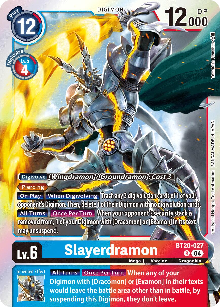 Slayerdramon [BT20-027] [Release Special Booster Ver.2.5] | Cracking-Singles