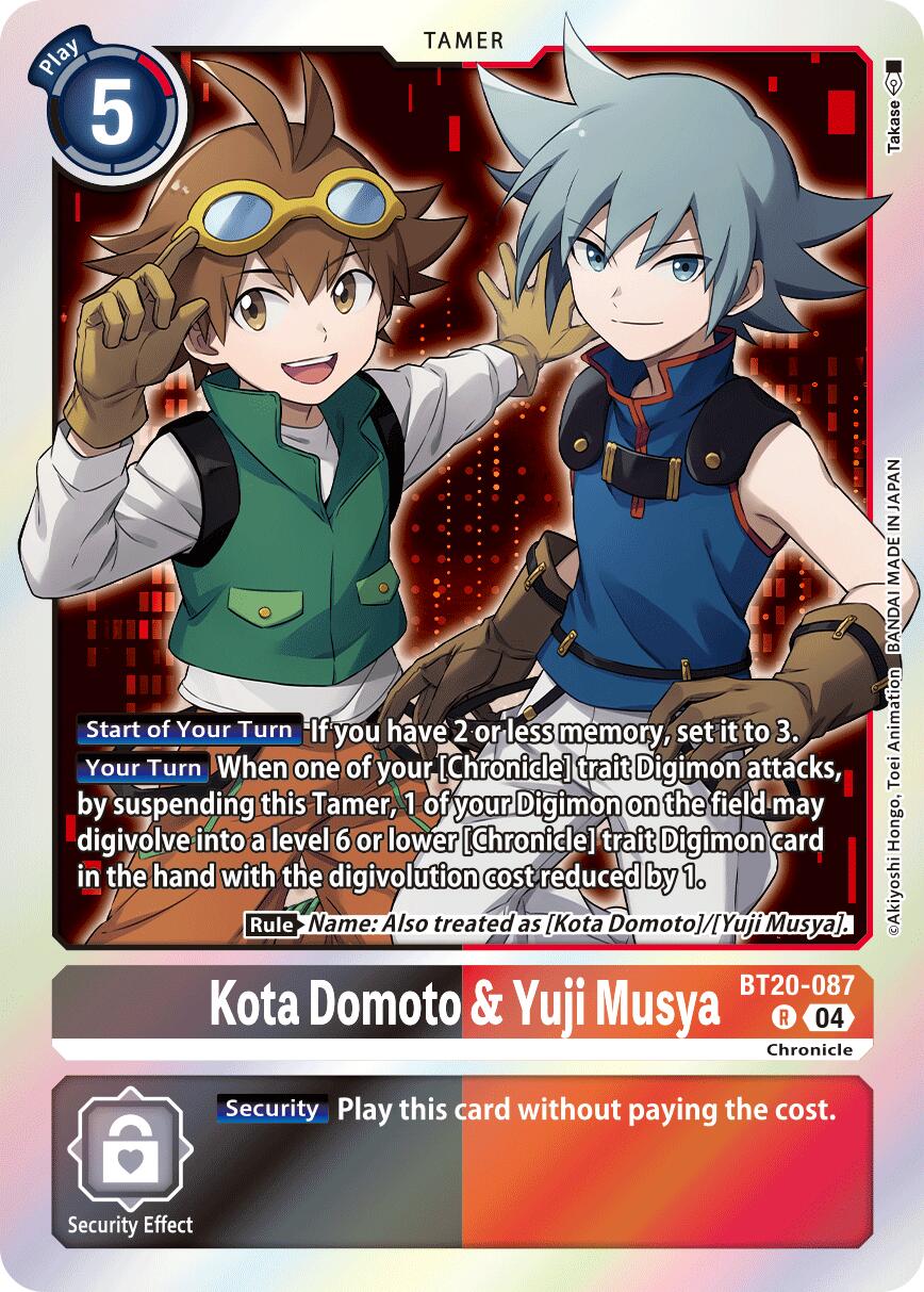 Kota Domoto & Yuji Musya [BT20-087] [Release Special Booster Ver.2.5] | Cracking-Singles
