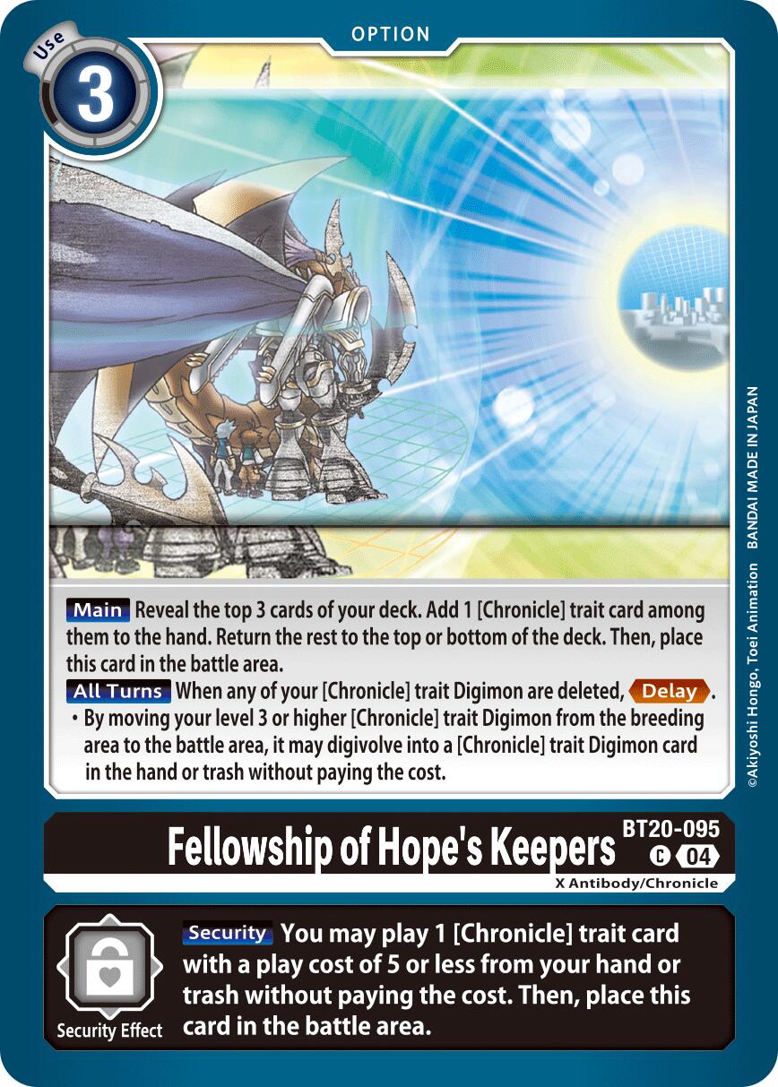 Fellowship of Hope's Keepers [BT20-095] [Release Special Booster Ver.2.5] | Cracking-Singles