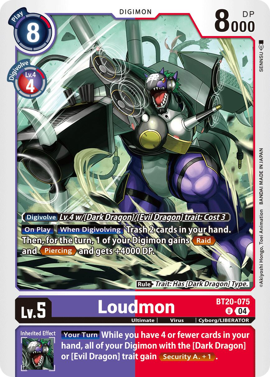 Loudmon [BT20-075] [Release Special Booster Ver.2.5] | Cracking-Singles