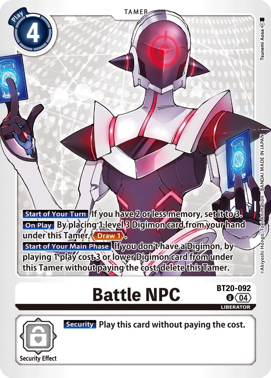 Battle NPC [BT20-092] [Release Special Booster Ver.2.5] | Cracking-Singles
