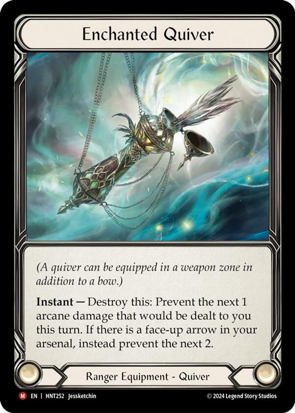 Enchanted Quiver [HNT252] (The Hunted)  Cold Foil | Cracking-Singles