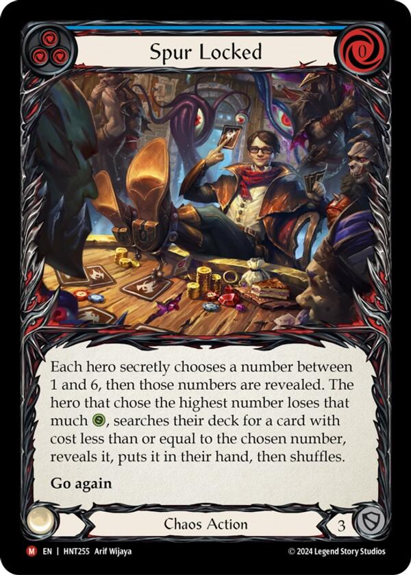 Spur Locked [HNT255] (The Hunted)  Rainbow Foil | Cracking-Singles