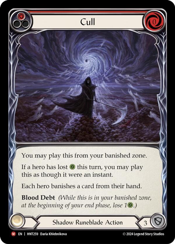 Cull [HNT259] (The Hunted)  Rainbow Foil | Cracking-Singles