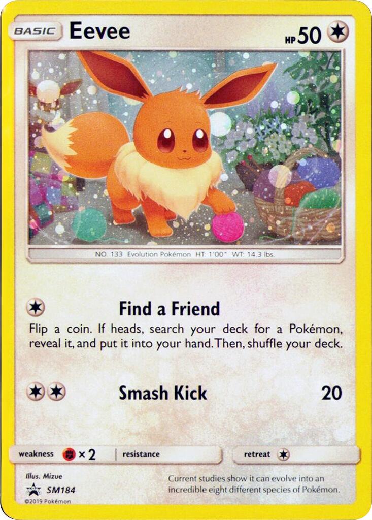 Eevee (SM184) (Cosmos Holo) [Sword & Shield: Black Star Promos] | Cracking-Singles