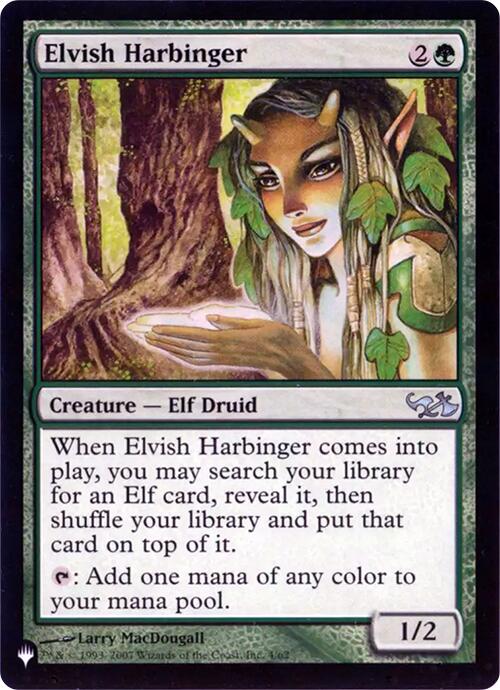 Elvish Harbinger (Retro Frame) [The List] | Cracking-Singles