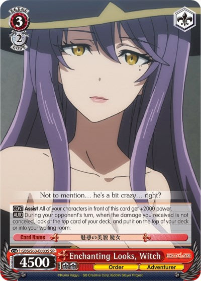 Enchanting Looks, Witch (GBS/S63-E033S SR) [Goblin Slayer] | Cracking-Singles