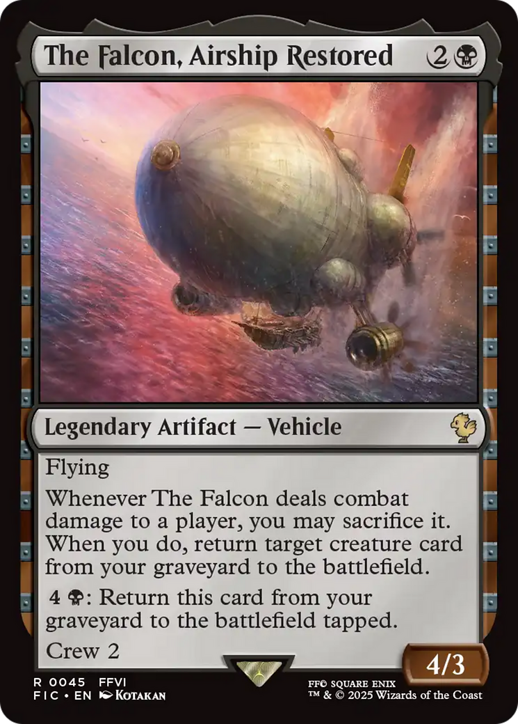 The Falcon, Airship Restored [FINAL FANTASY Commander] | Cracking-Singles