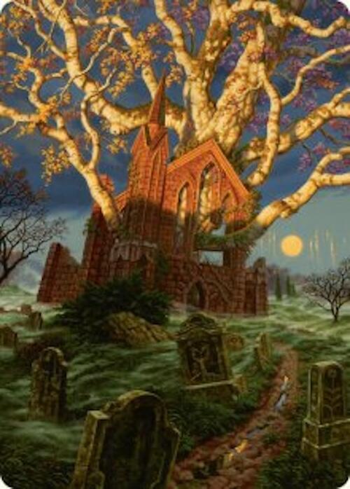 Abundant Growth Art Card [Innistrad Remastered Art Series] | Cracking-Singles