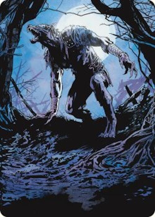 Krallenhorde Howler Art Card [Innistrad Remastered Art Series] | Cracking-Singles