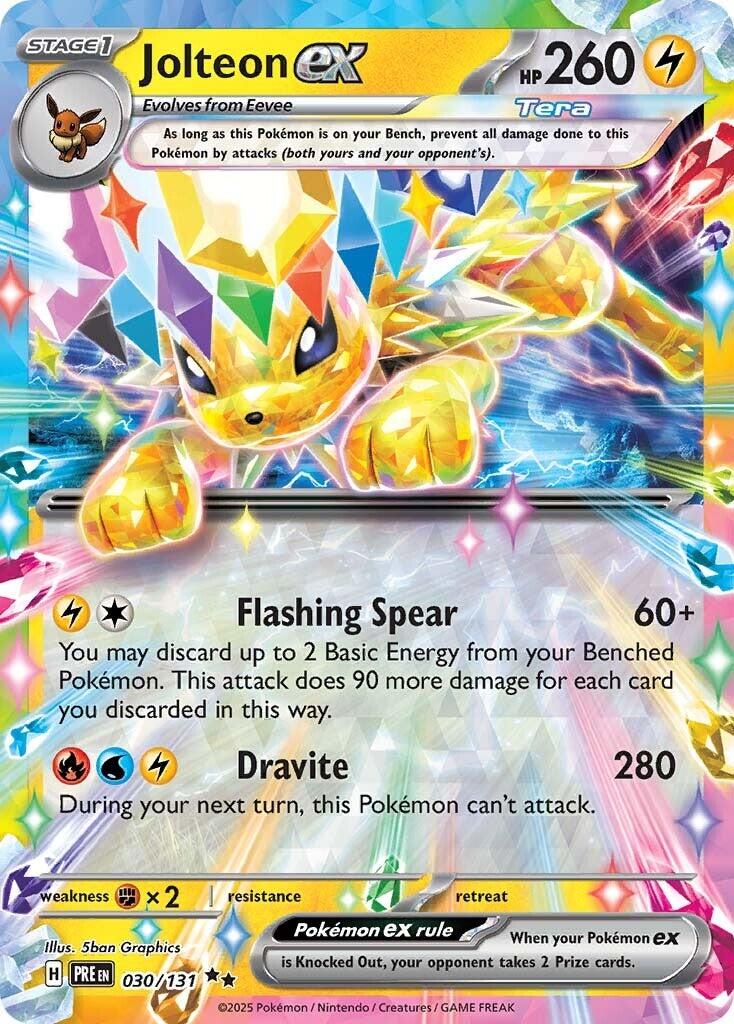 Jolteon ex (030/131) [Scarlet & Violet: Prismatic Evolutions] | Cracking-Singles