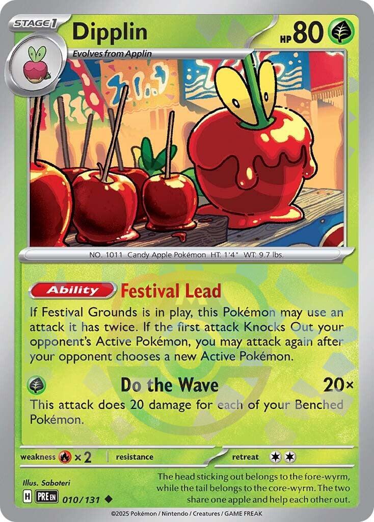 Dipplin (010/131) (Master Ball Pattern) [Scarlet & Violet: Prismatic Evolutions] | Cracking-Singles