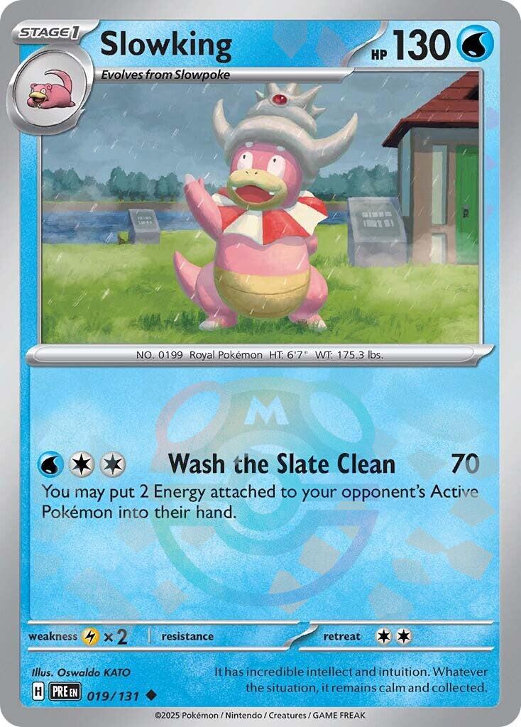 Slowking (019/131) (Master Ball Pattern) [Scarlet & Violet: Prismatic Evolutions] | Cracking-Singles