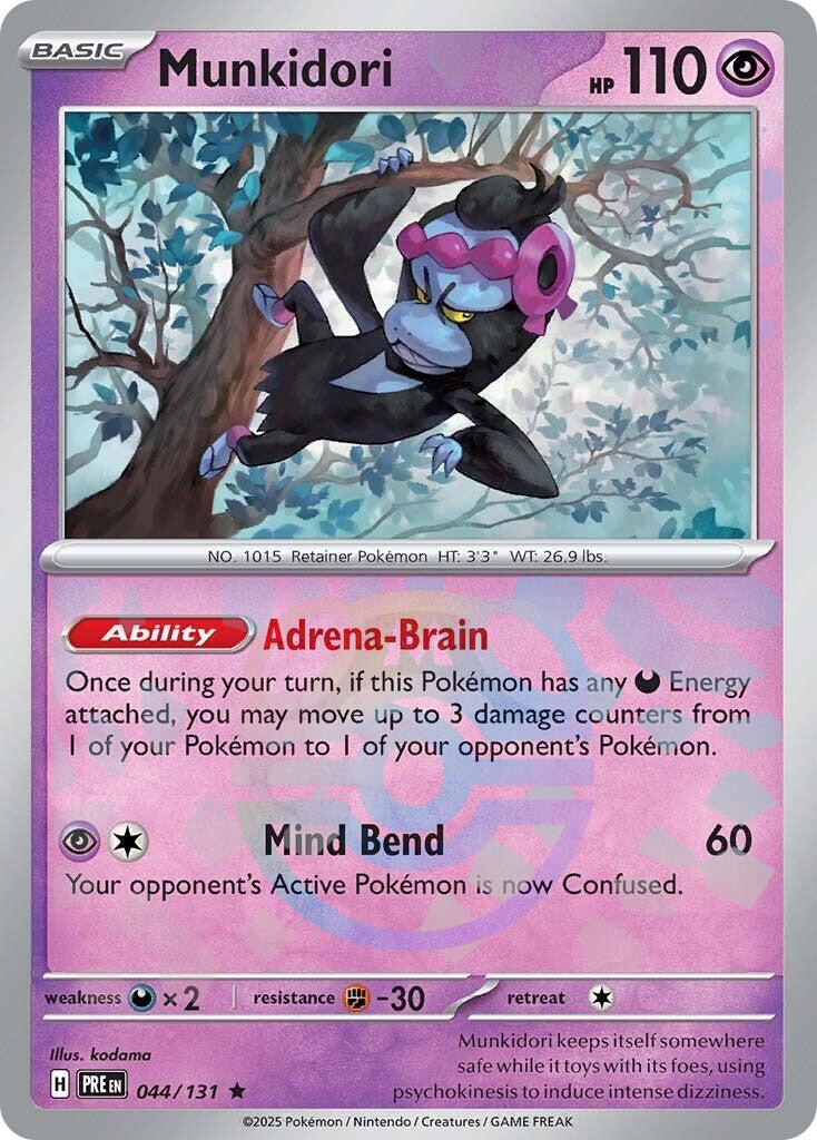Munkidori (044/131) (Master Ball Pattern) [Scarlet & Violet: Prismatic Evolutions] | Cracking-Singles
