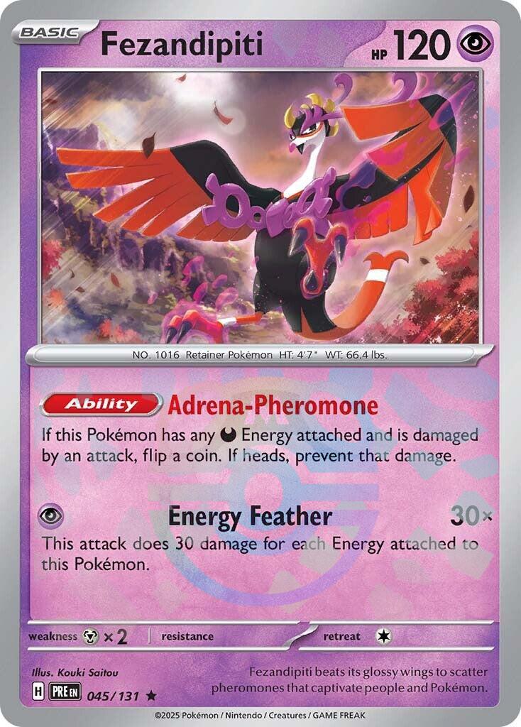 Fezandipiti (045/131) (Master Ball Pattern) [Scarlet & Violet: Prismatic Evolutions] | Cracking-Singles